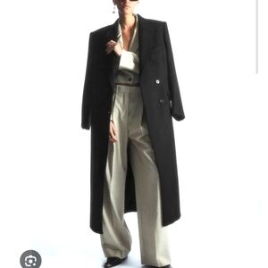 COS Viral Oversized Double-Breasted Wool Coat Size 4